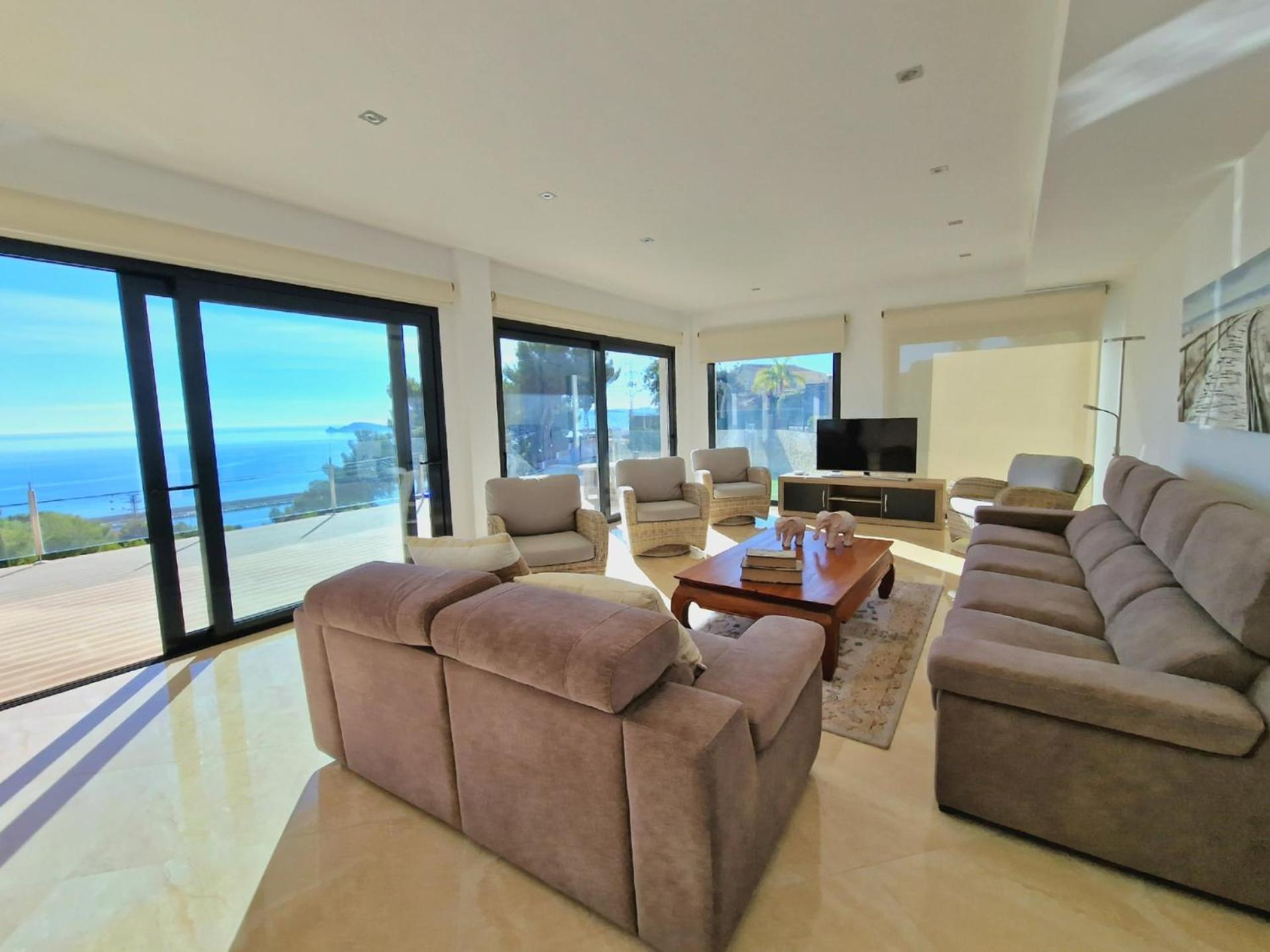 Villa Lujo Con Vistas Al Mar Villa Dulcinea By El Conserje, Cerca Del Puerto Y Sus Servicios Jávea Zewnętrze zdjęcie